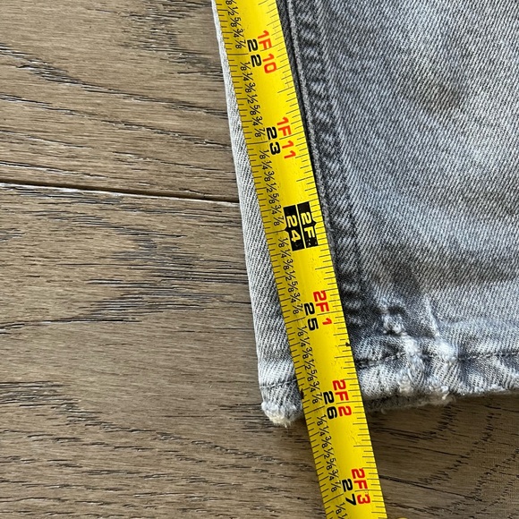 AGOLDE High Rise Slim Ankle Jeans in Gray Size 29 - Picture 11 of 12